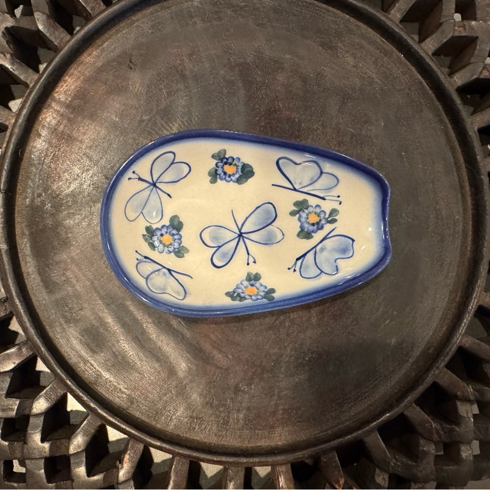 Vintage Hand Made Spoon Rest